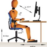 Una pantalla de ordenador que ayuda a corregir la postura. _x000D_
