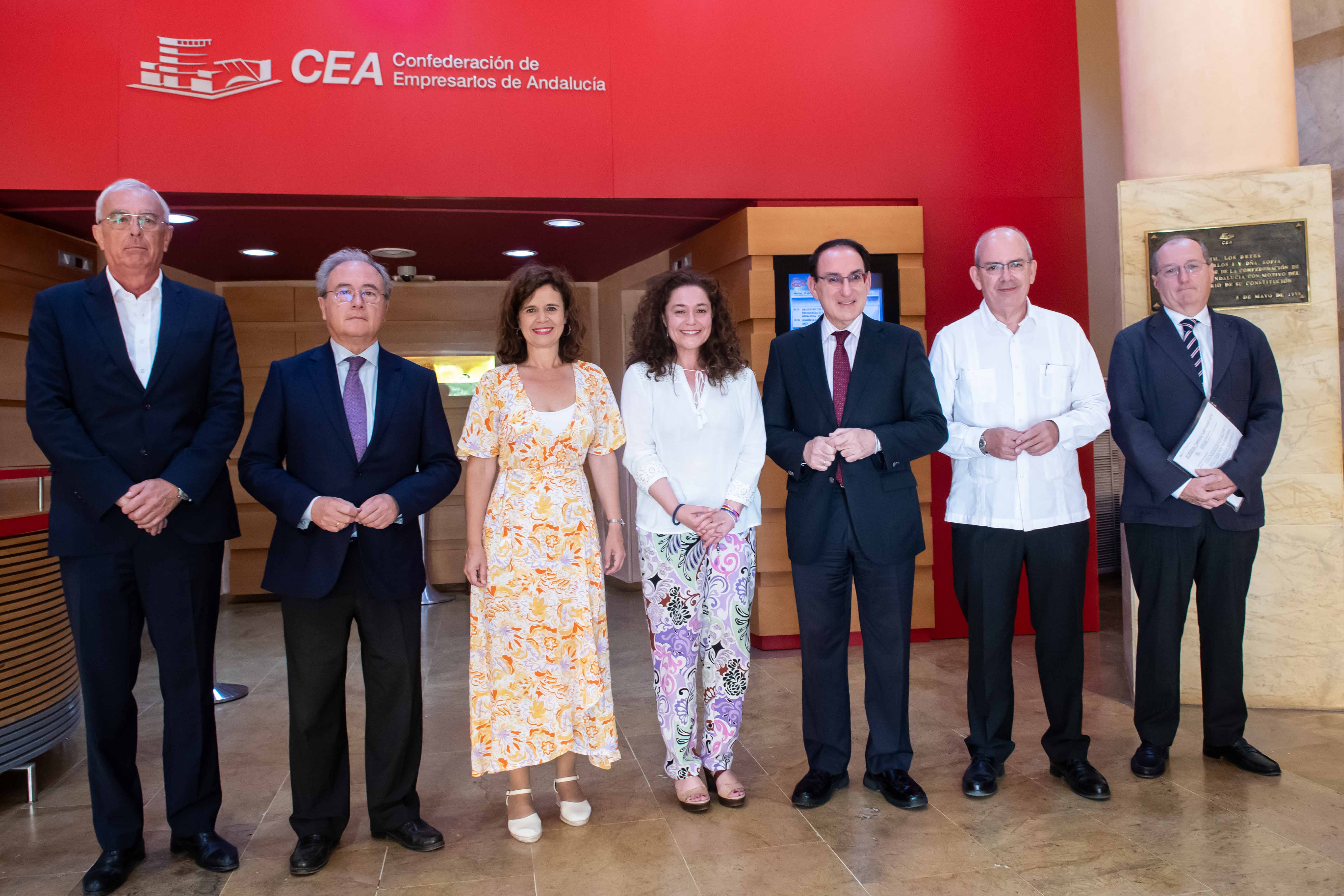 límite Ofensa Mejora CEA comparte con Por Andalucía las propuestas de los empresarios andaluces  para acelerar la recuperación en la región - Confederación de Empresarios  de Andalucía